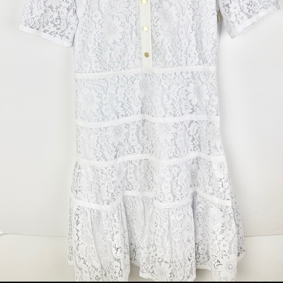 Draper James | Meadow Lace Shirt Dress - Picture 7 of 8